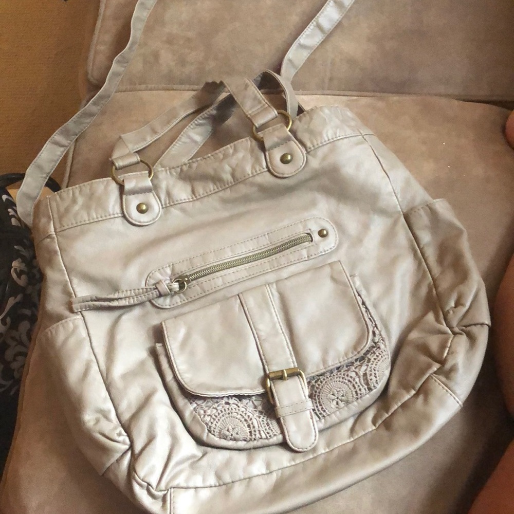 T shirt and jeans purse